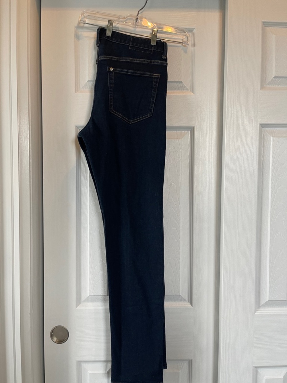 Mens Dark Blue Denim Jeans